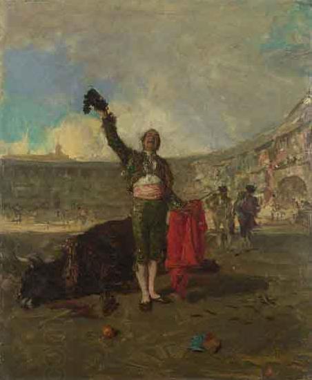 Marsal, Mariano Fortuny y The BullFighters Salute oil painting picture